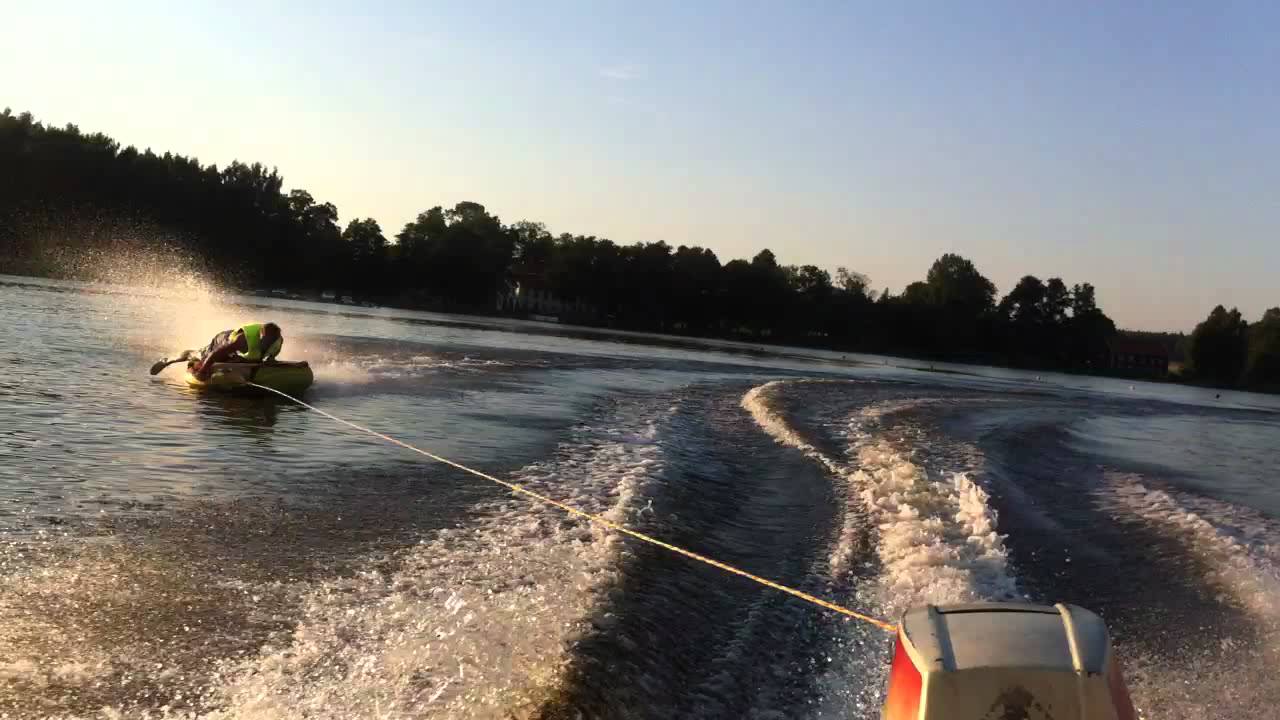 Boat tube 30 knots, Ring efter båt i 30knop i Katrineholm