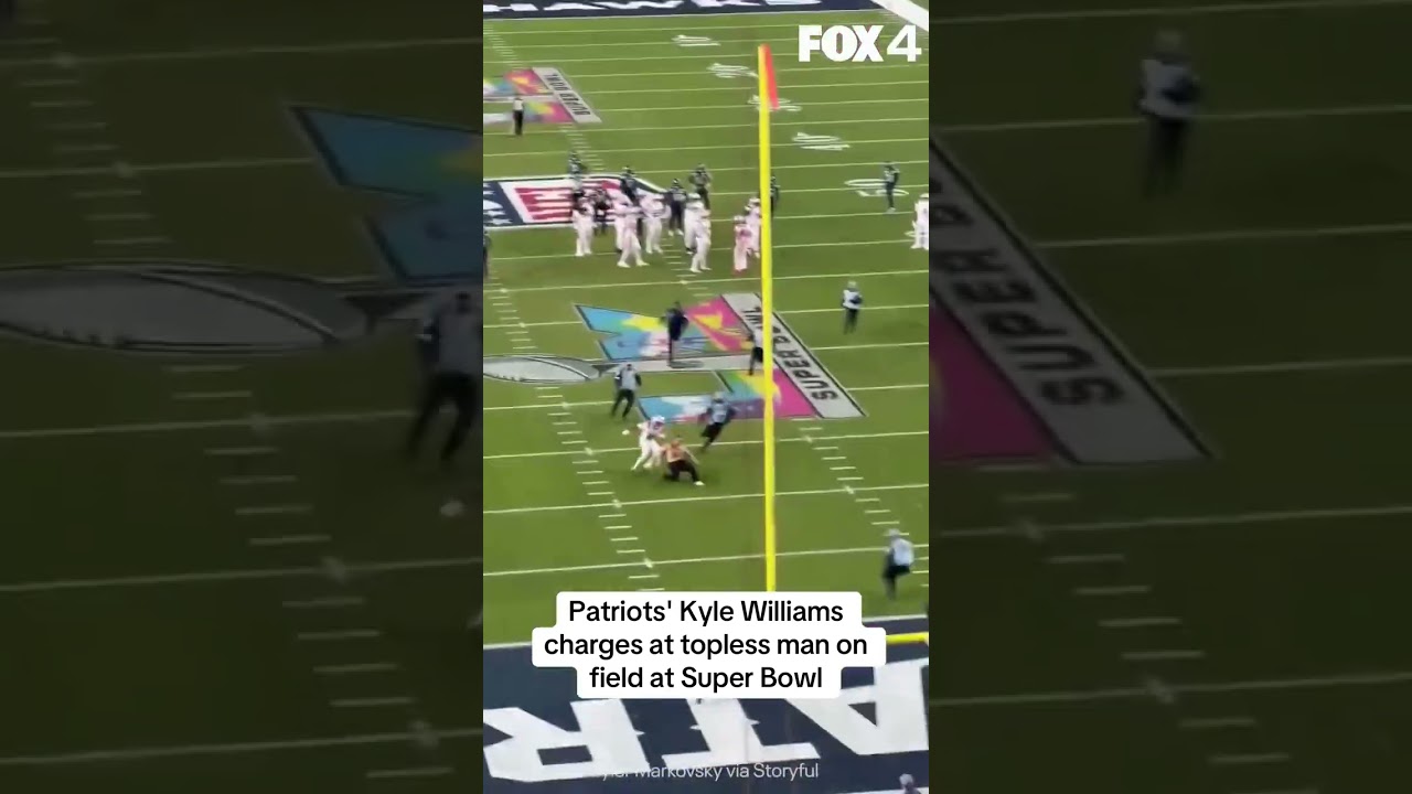 Patriots WR helps stop Super Bowl streaker