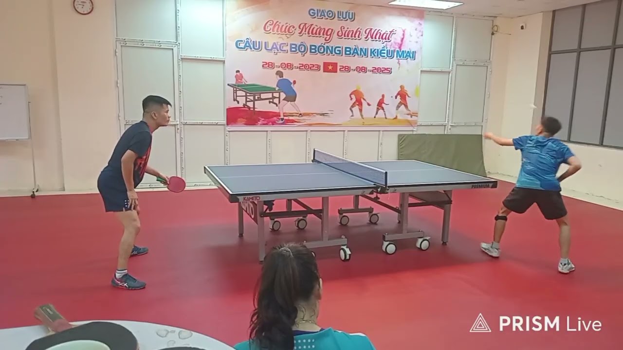 Nam Shopi Vs Tiến (mobi Hoàng chốp)tại clb bóng bàn Kiều Mai