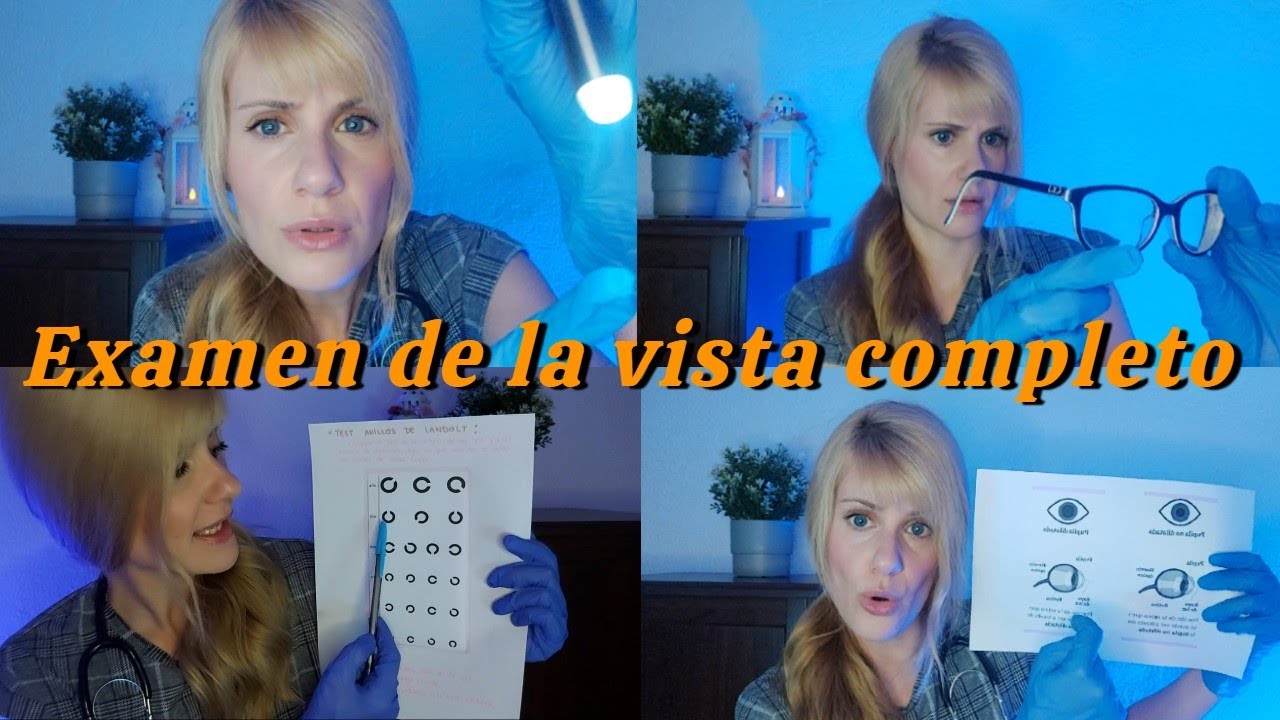 ASMR en español | Roleplay examen de la vista completo | Revisión oftalmológica