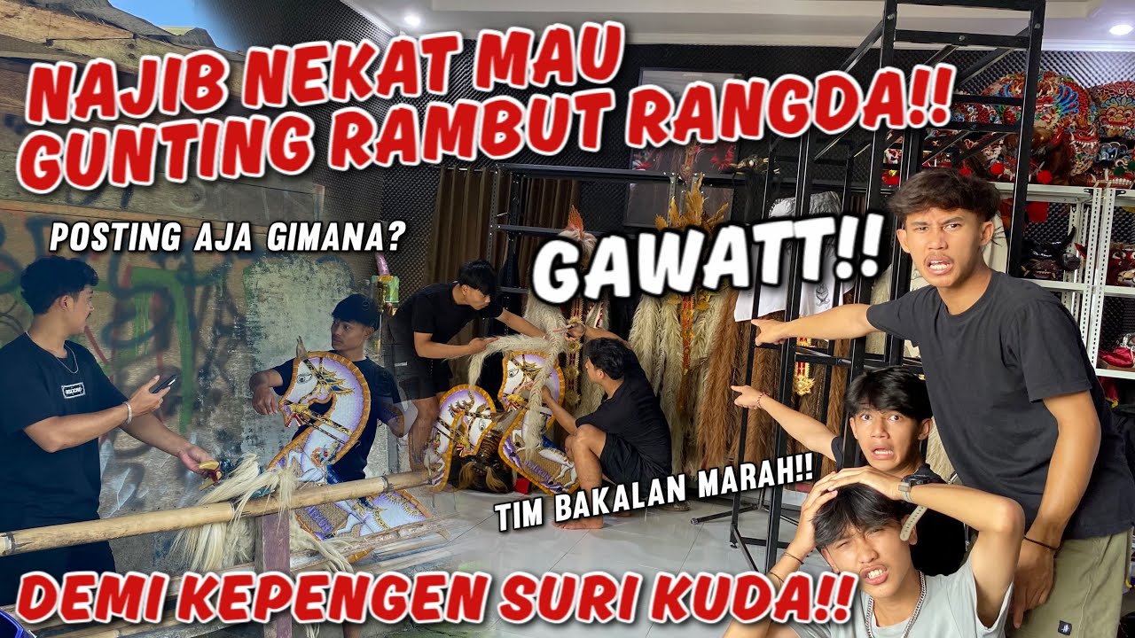 GARA-GARA JARAN BARU NAJIB & KIKI MALES NGONTEN !!