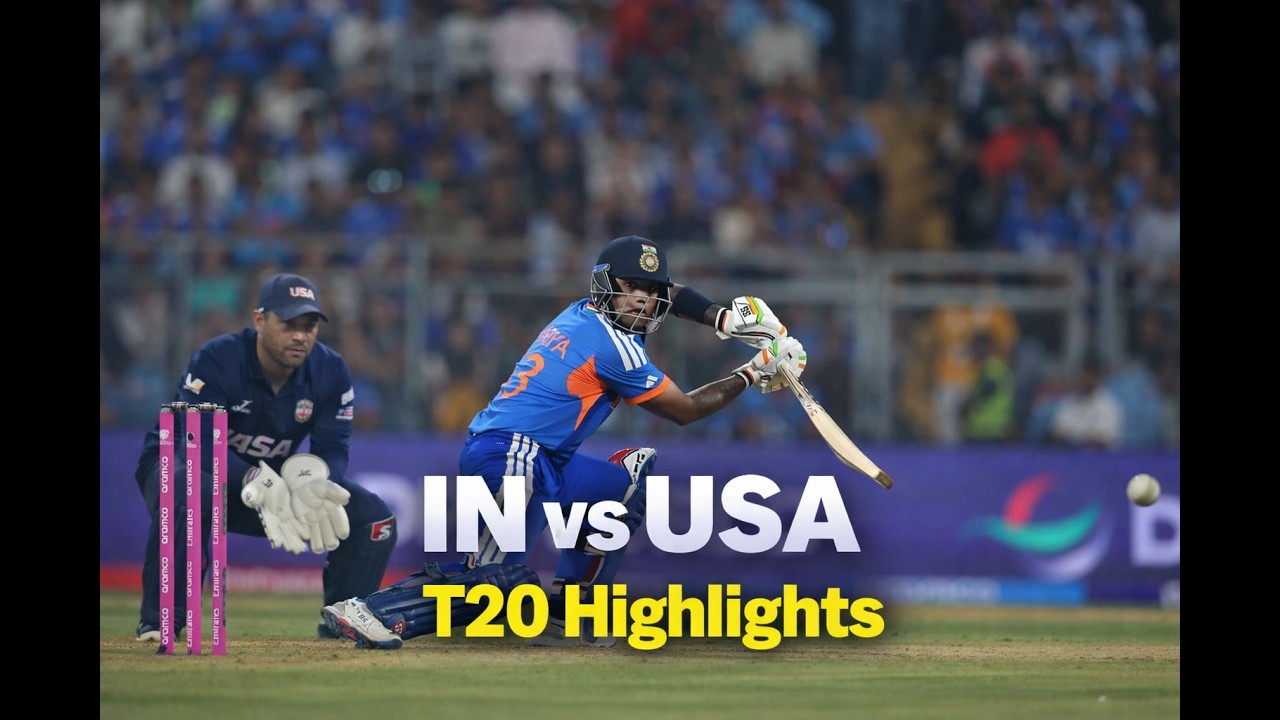 India vs United States T20 Highlights | IND vs USA | ICC T20 Cricket World Cup