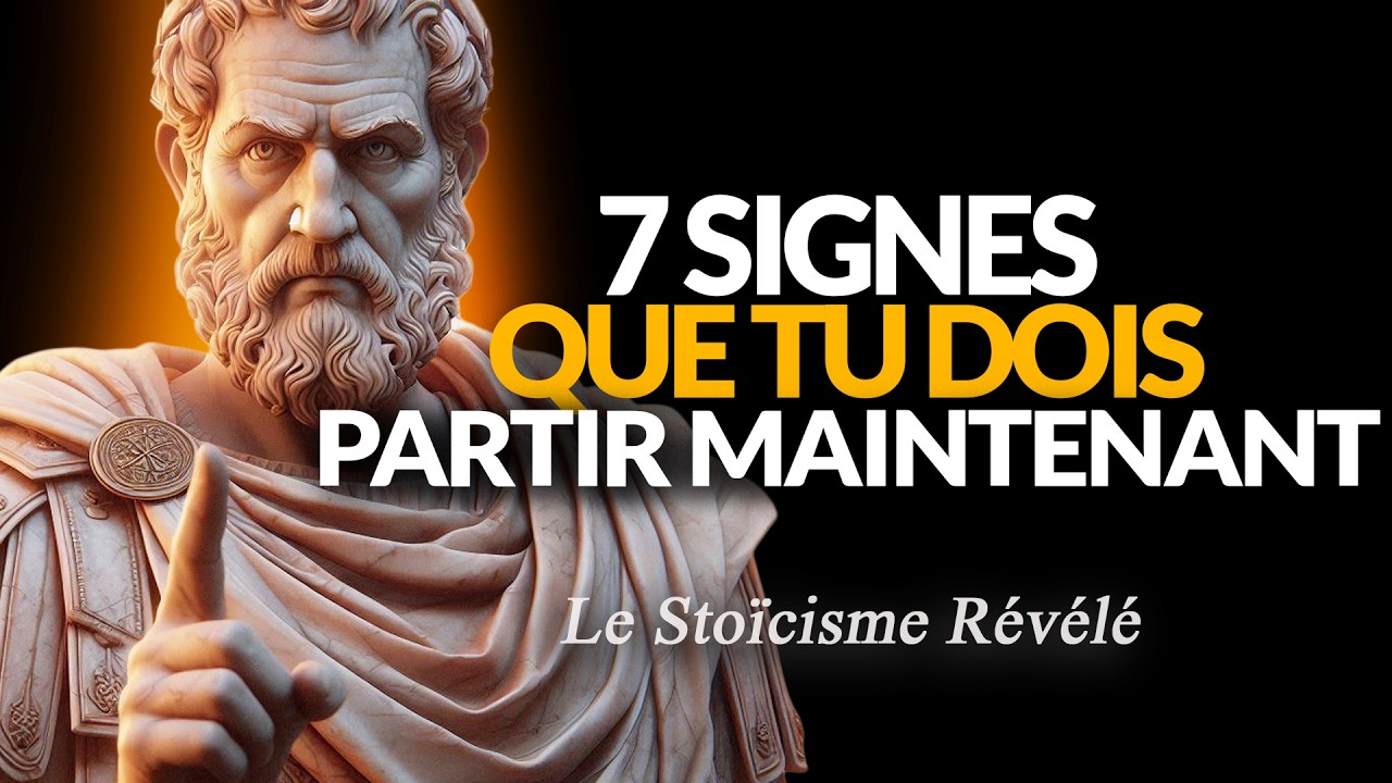 NE RESTE PLUS SI TU RESSENS CES 7 CHOSES | STOÏCISME RÉVÉLÉ