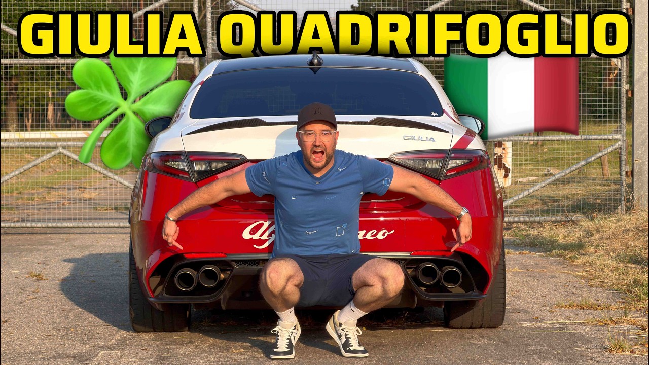 Alfa Romeo Giulia Quadrifoglio Review 🇮🇹🍀 It has a Ferrari V6! 💥