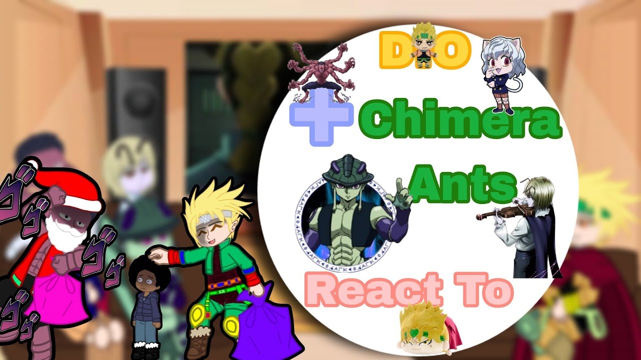 DIO + CHIMERA ANTS REACTS TO|| Cj Dachamp|| DIO:THE GENERATIONAL HATER