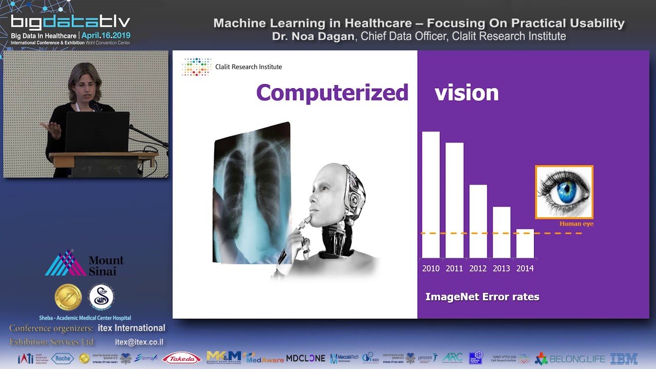 BigDataTLV-Machine Learning in HealthCare&ndash;Focusing on Practical Usability, Dr. Noa Dagan, CDO