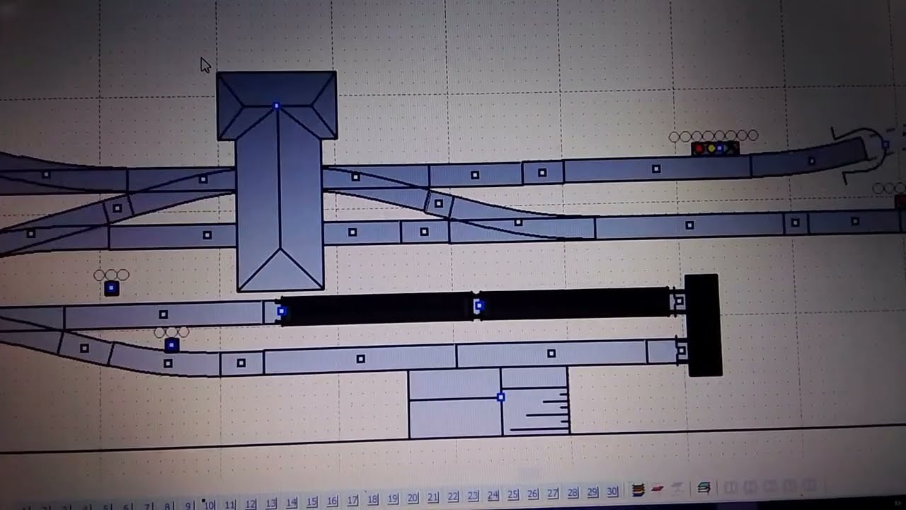 Gleisplanung Nebenbahn 700x40 Spur TT
