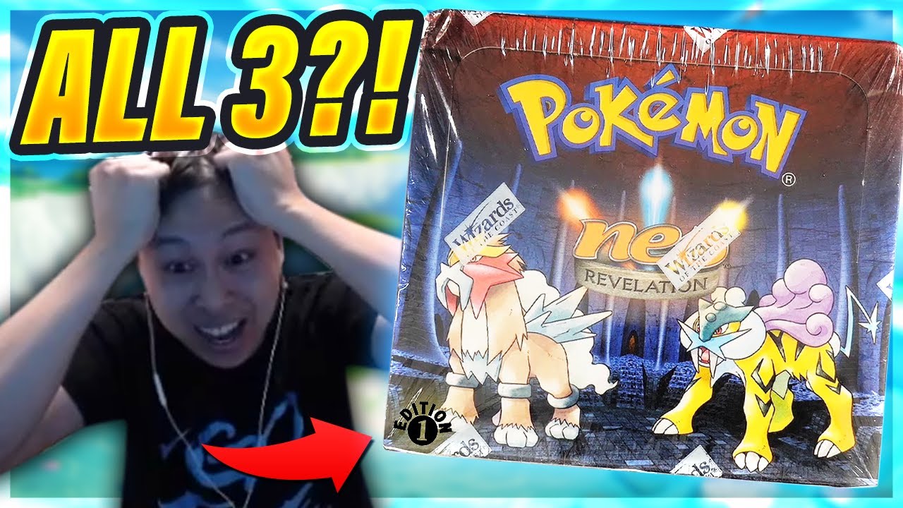 CHASING SHININGS! WE PULLED ALL 3 LEGENDARIES?! - Neo Revelation 1st Edition Box Opening