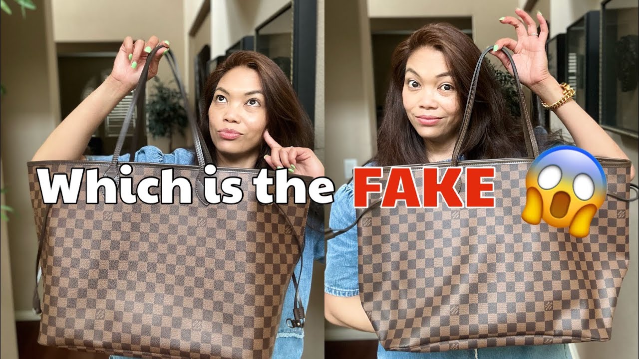 Louis Vuitton Neverfull GM Damier Ebene – Real vs. Fake! The Ultimate Authentication Guide 🔍👜