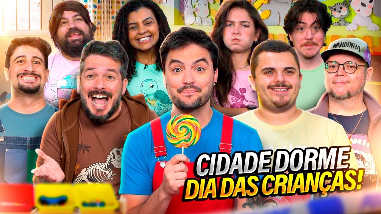 CIDADE DORME DIA DAS CRIAN&Ccedil;AS