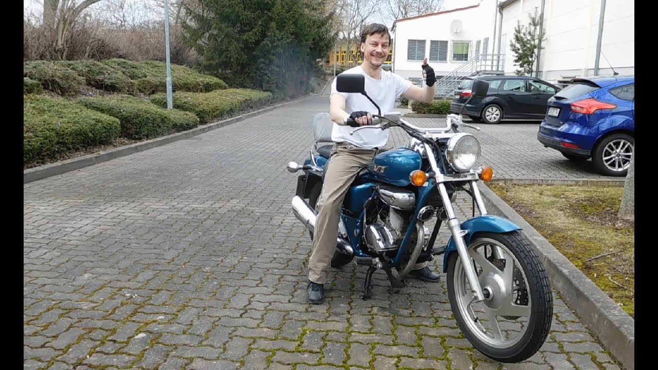 Daelim VT 125 Evolution - Erster Startversuch 2018 + kurze Testfahrt
