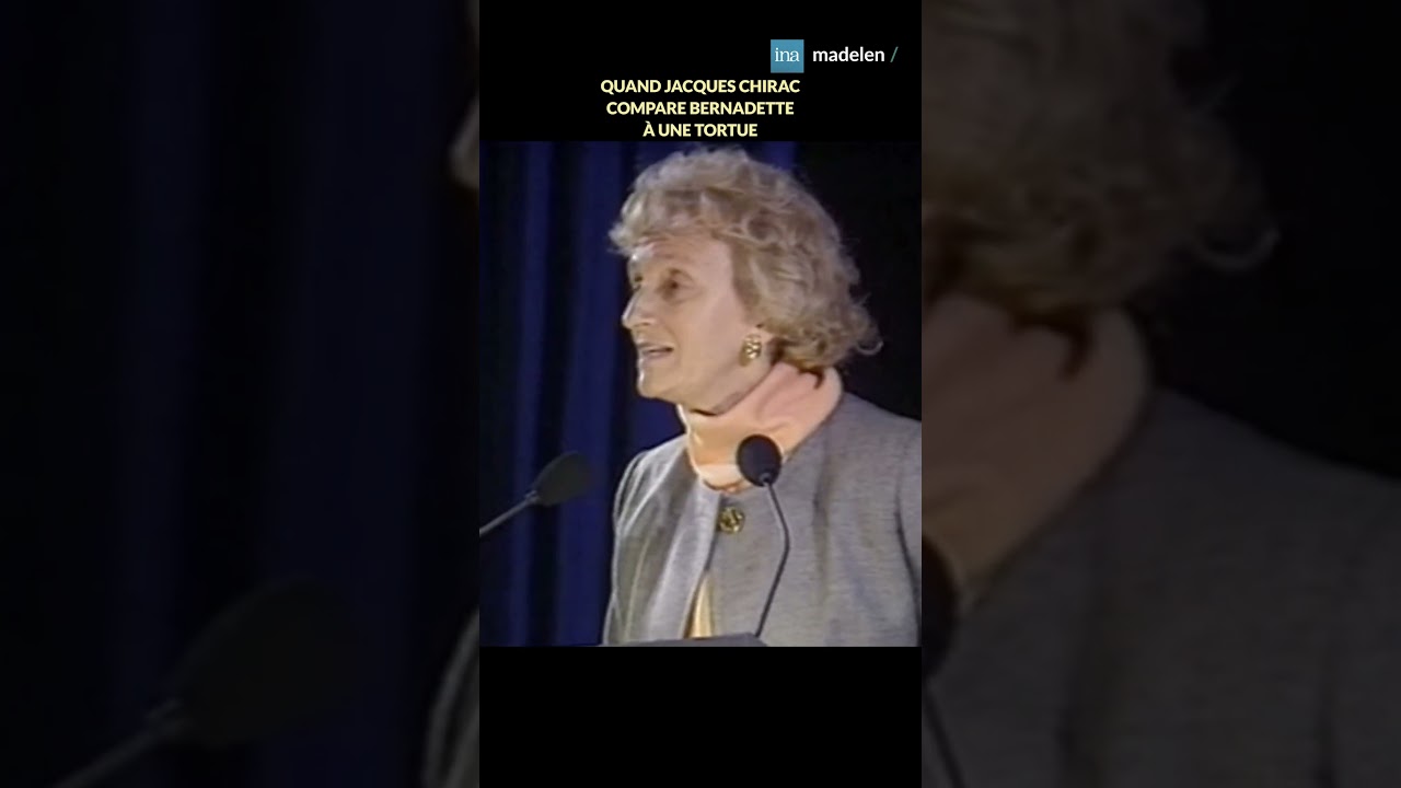 Quand Jacques Chirac compare Bernadette &agrave; une tortue #madelen #shorts