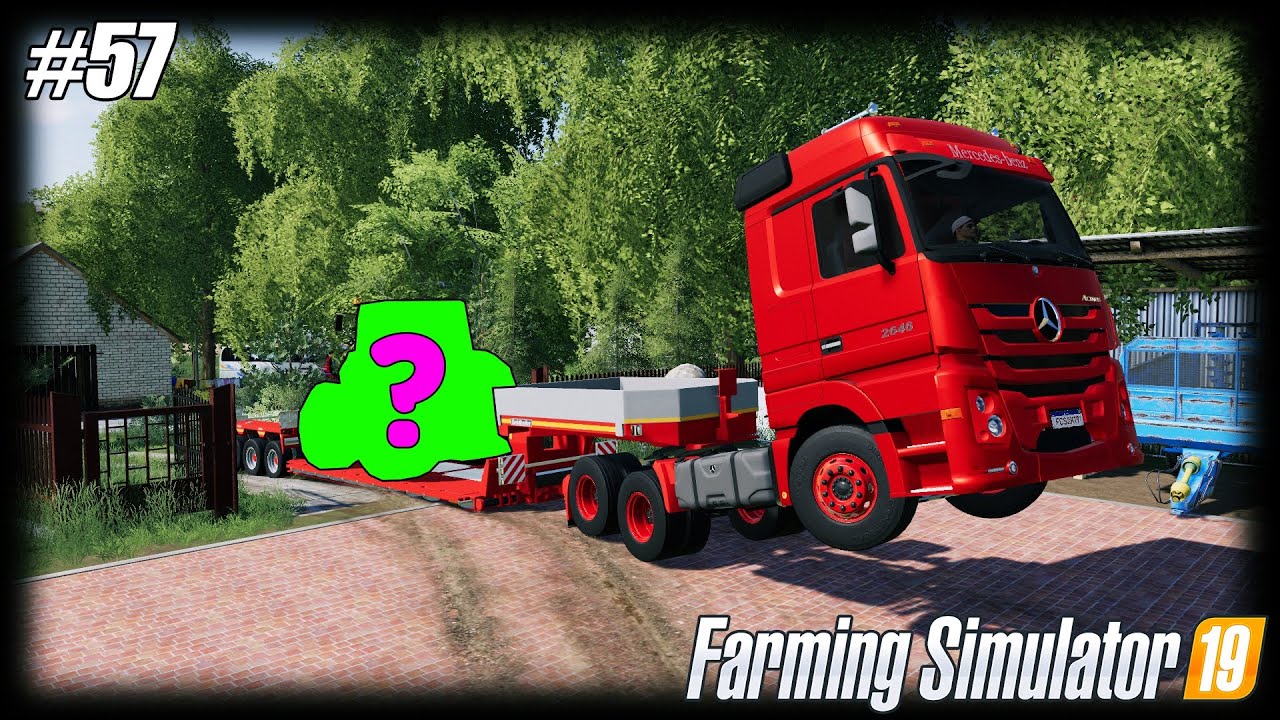 ㋡ POSTĘPOWY ROLNIK  ▶ＦＳ １９◀ Chłop był w szoku, nowy ciągnik, ciężarówka nie dała rady