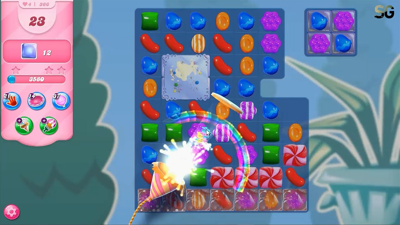 Candy Crush Saga Level 366 (2021 Version)