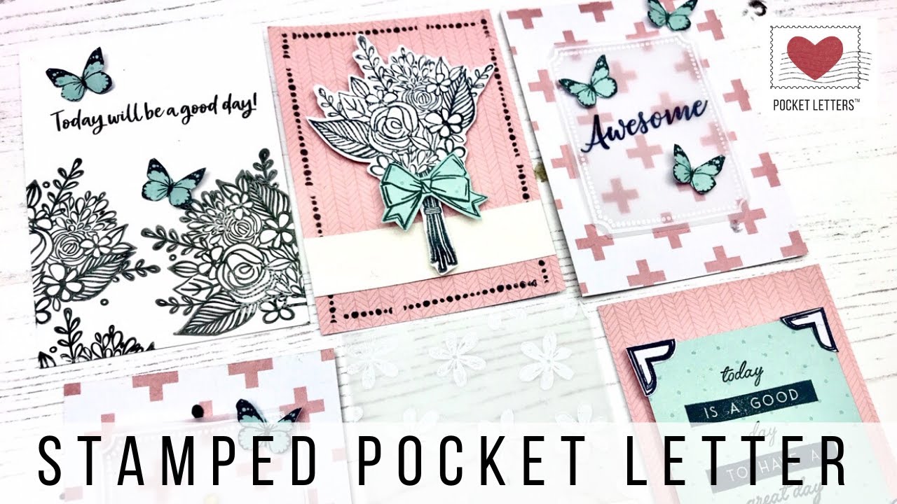 Easy Pocket Letter w/ Stamps Pt 1