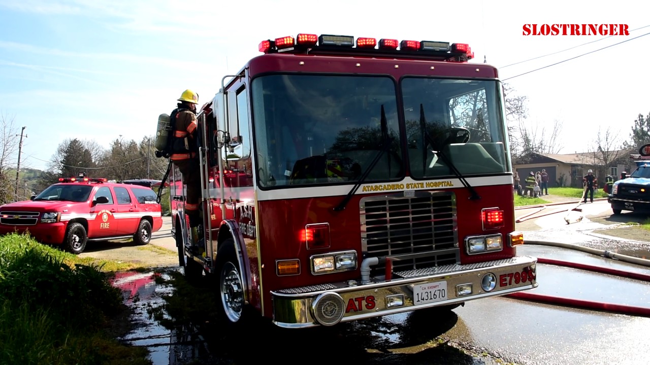 2nd Alarm Structure Fire - Santa Margarita March 17, 2017