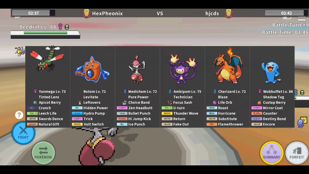 PokeMMO Random PVP Ranked.... Ace Trainer vs Ace Trainer..