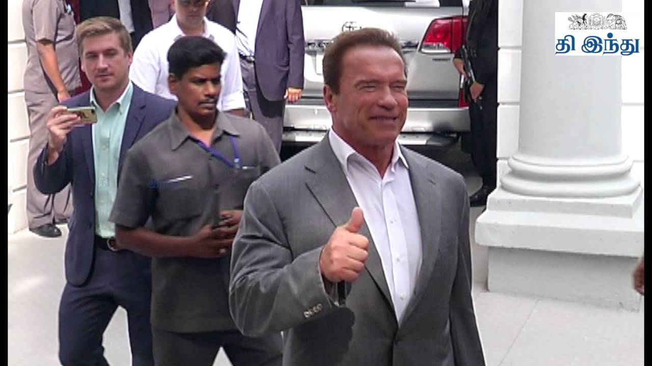 Arnold Schwarzenegger Meets Jayalalitha | Tamil The Hindu