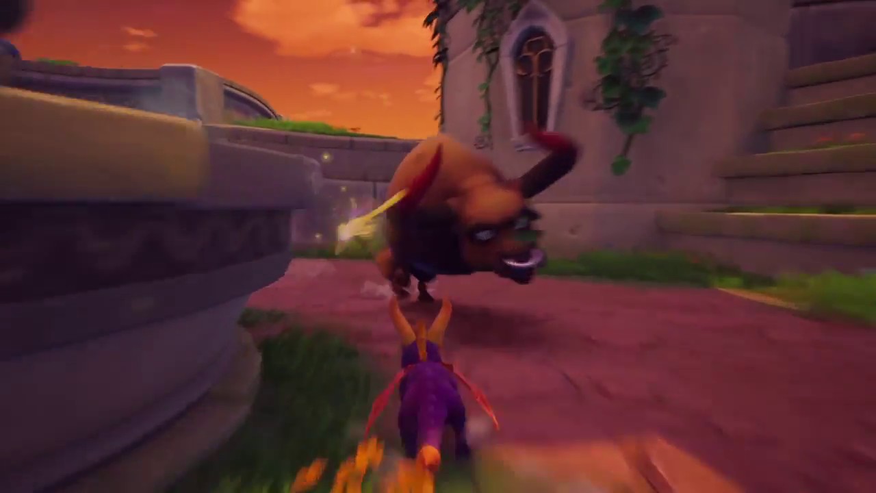 Spyro Reignited Trilogy: Town Square - All bulls stuck