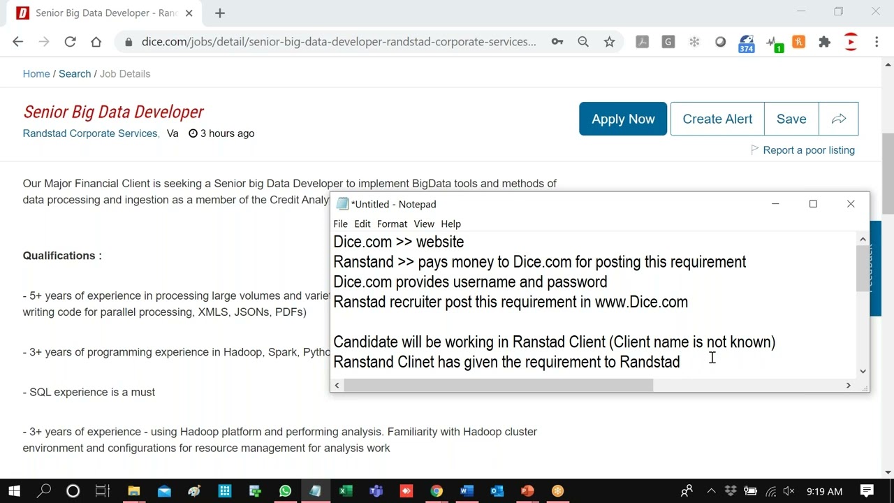 08 Big Data Job Description Analysis. Questions to be asked to the candidate - Videos in Tamil