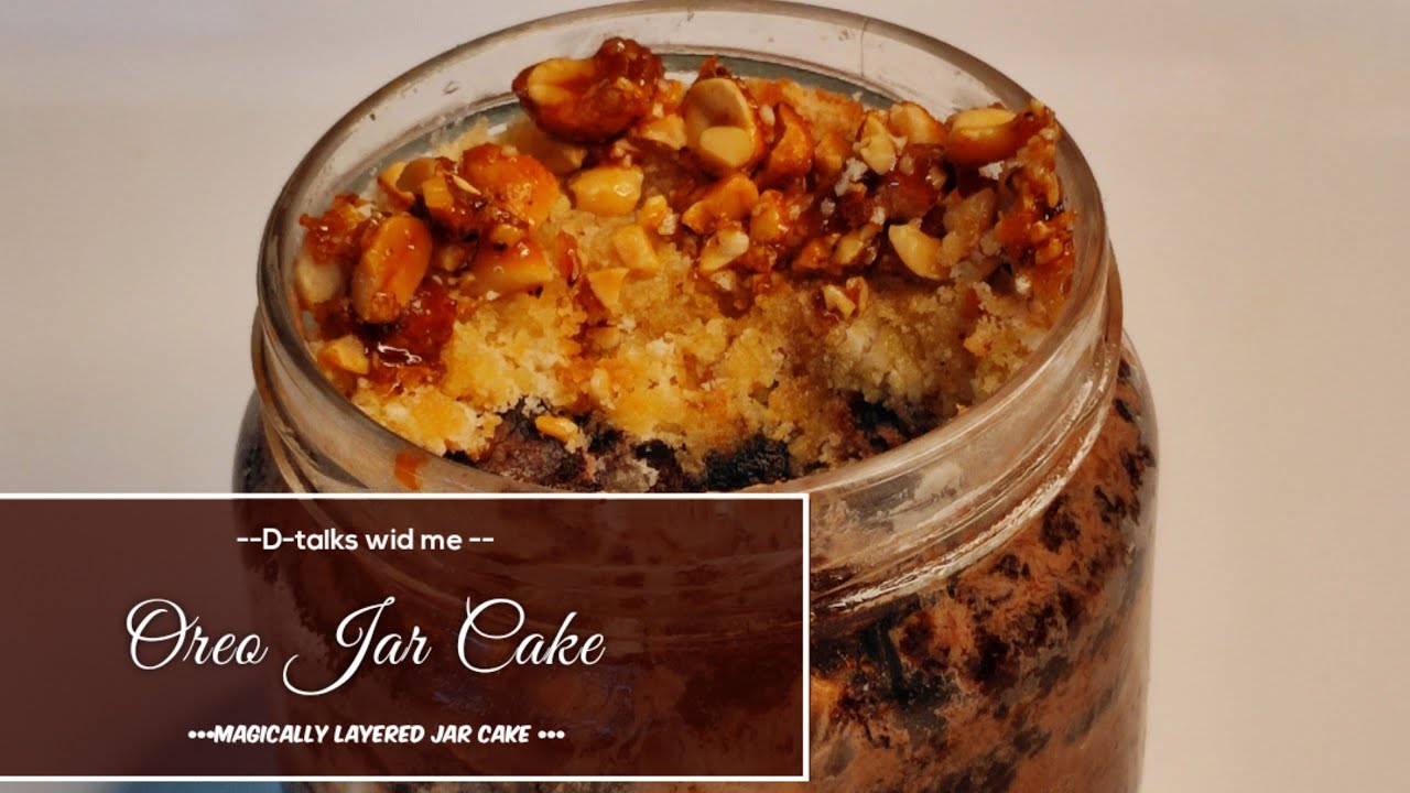 Magically layered Oreo Jar cake recipe😋/Birthday Spl with minimal ingredients/Delicious Appetizer 🍪