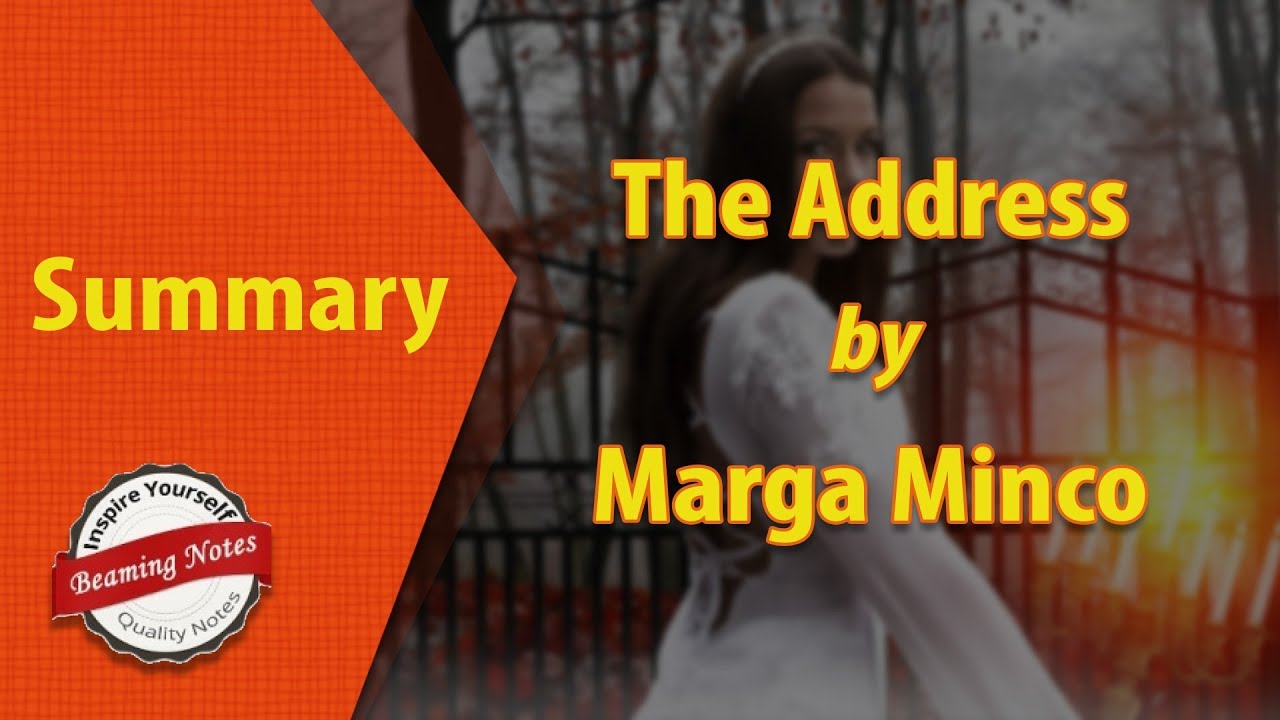 The Address Summary by Marga Minco | Line by Line Summary and Explanation | Beaming Notes