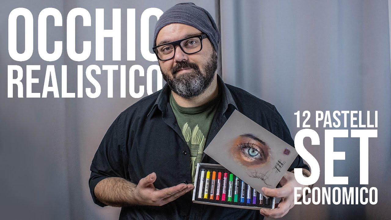 Tutorial - Occhio realistico con 12 soft pastels economici