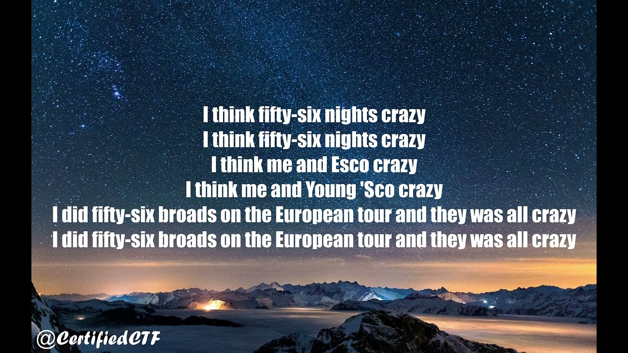 Future - 56 Nights (lyric Video)