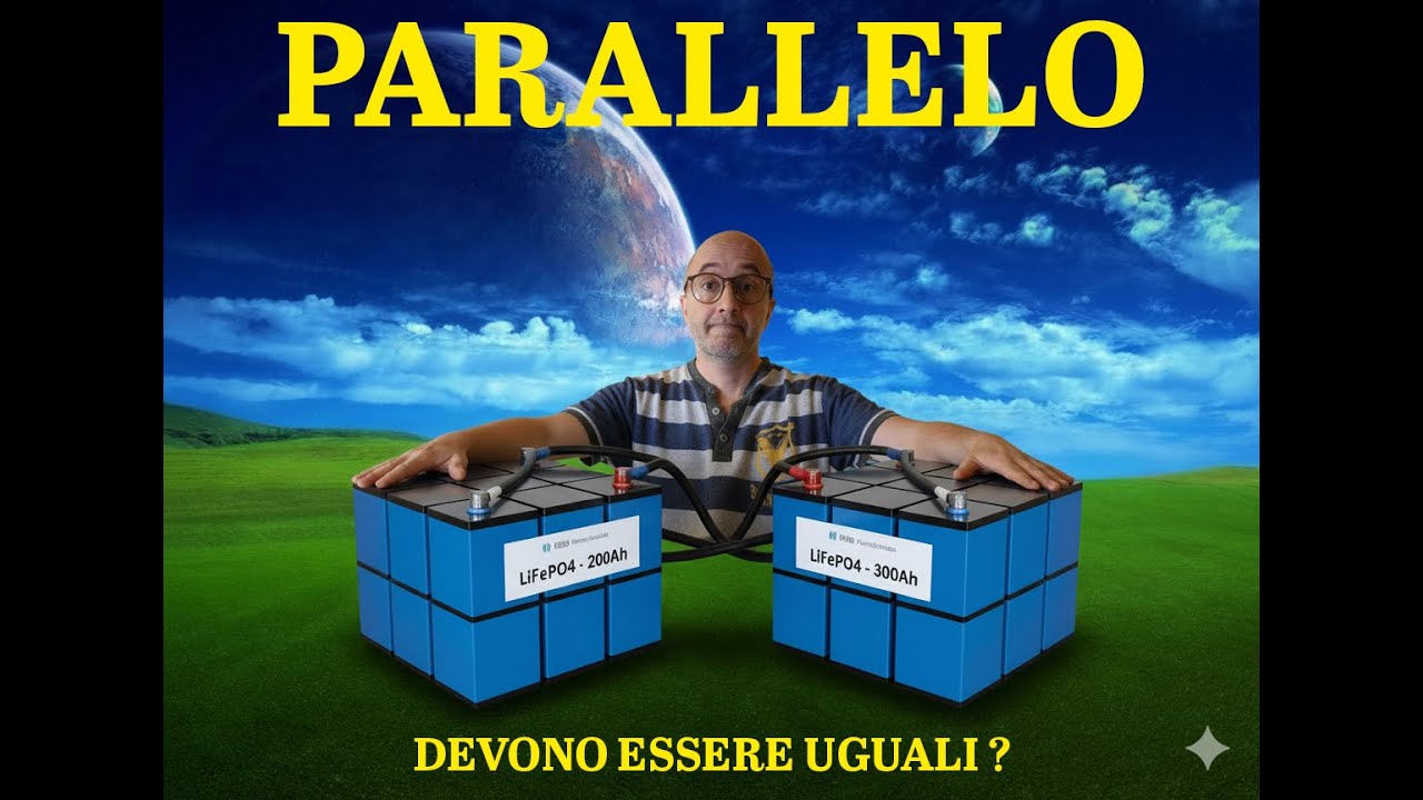 Batterie in parallelo: sì, anche se diverse! (ovviamente stessa chimica) - Miti da sfatare