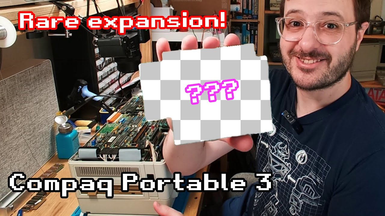 Testing a Compaq Portable 3 marketplace score with a surprise!