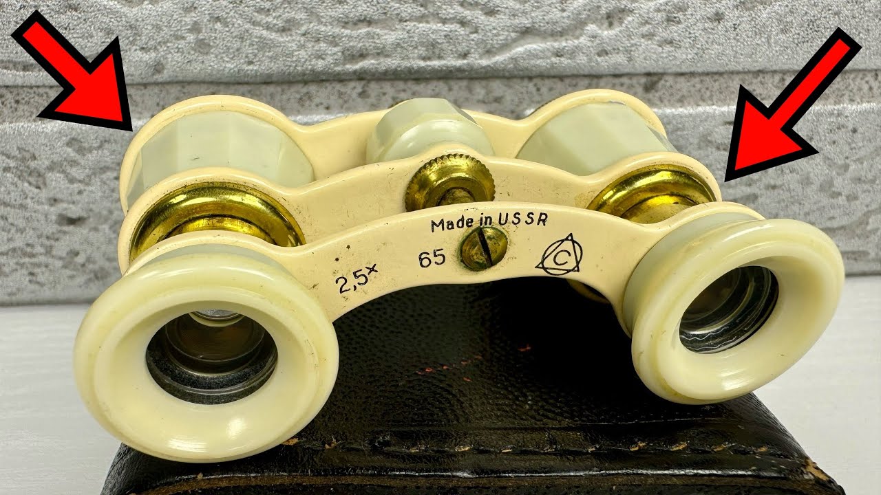 Restoring Vintage Soviet Theater Binoculars (Opera Glasses) | Made in the USSR