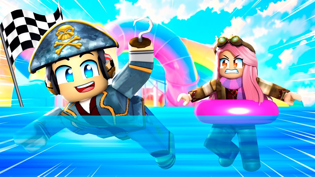 NUOTO PIÙ VELOCE DI TUTTI SU ROBLOX!