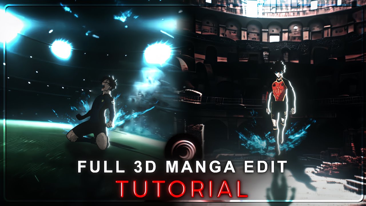 Full 3d manga edit tutorial on alight motion (+preset)