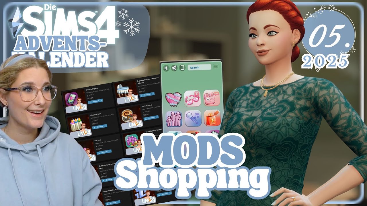 05.❄️NEUE Mods f&uuml;r mehr Abwechslung im Gameplay❄️Sims Adventskalender❄️Stream 05.12.2025 | Insanedra