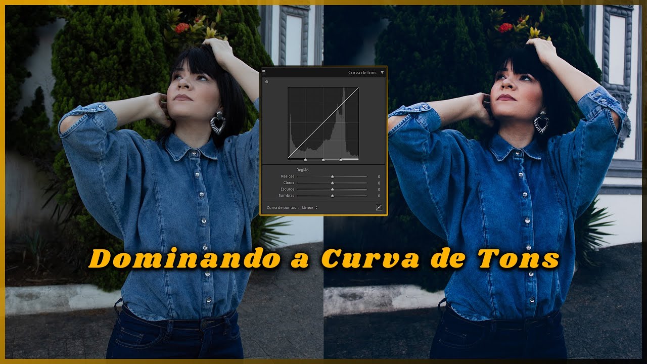 Como DOMINAR a CURVA DE TONS no LIGHTROOM // Edição no Lightroom