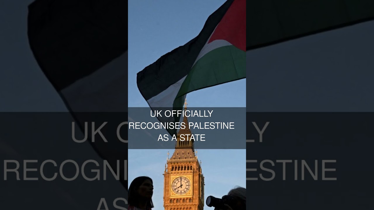 UK officially recognises Palestine as a state