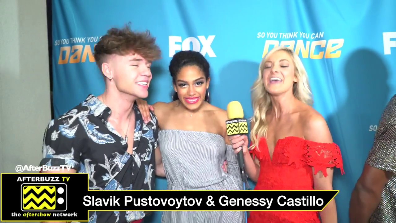 SYTYCD: Slavik Pustovoytov & Genessy Castillo giggle about rumors they're dating