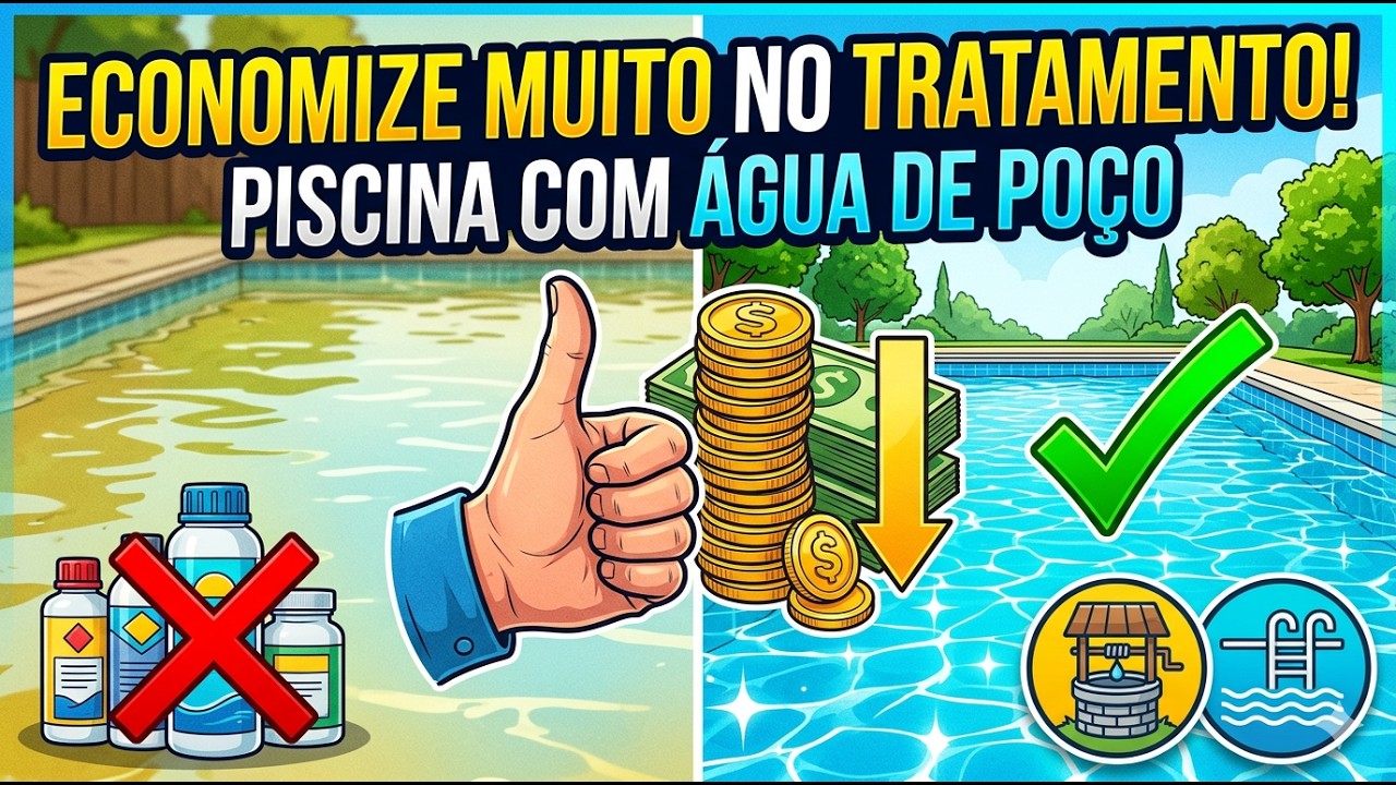 COMO ECONOMIZAR EM PISCINA COM ÁGUA DE POÇO?