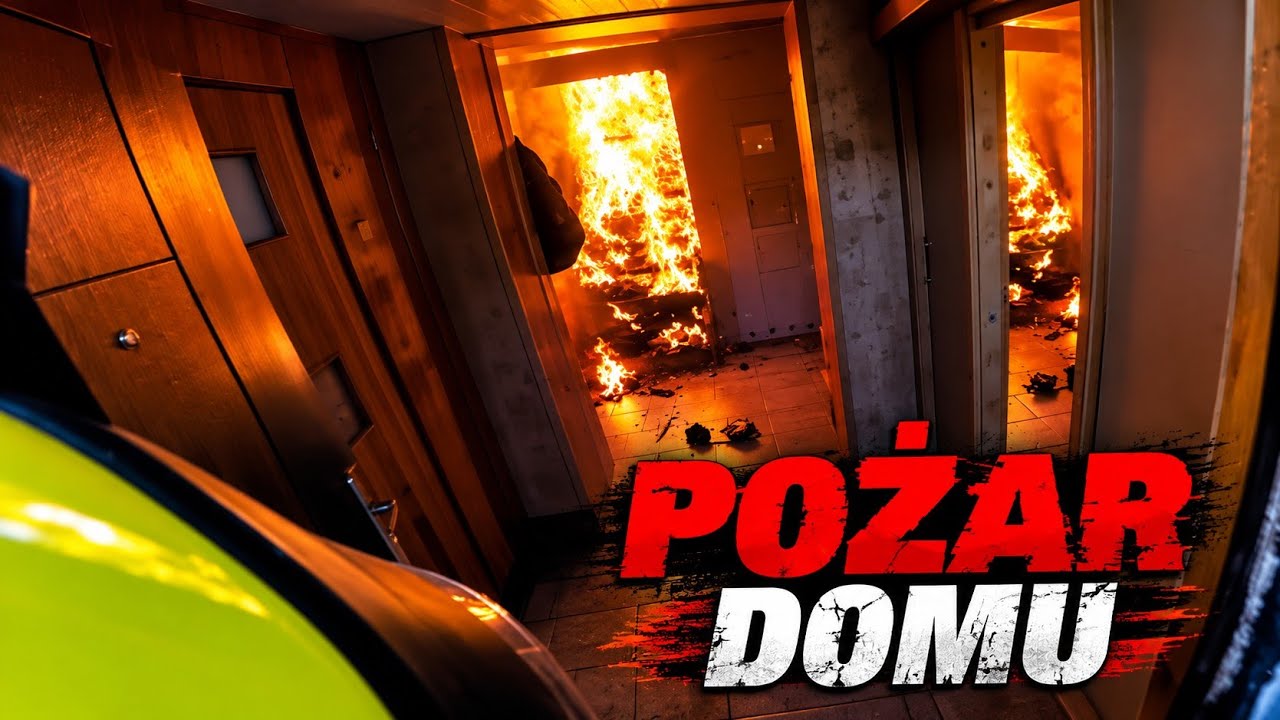 POŻAR DOMU Wyjazd Alarmowy OSP!!!