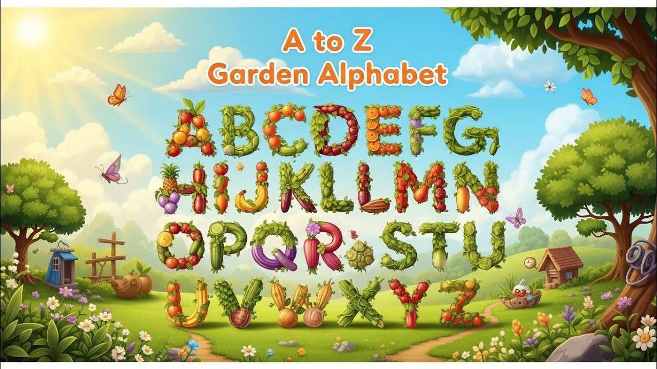 ABC Garden Adventure for Kids 🌿 | Learn Alphabet A&ndash;Z with Nature & Fun