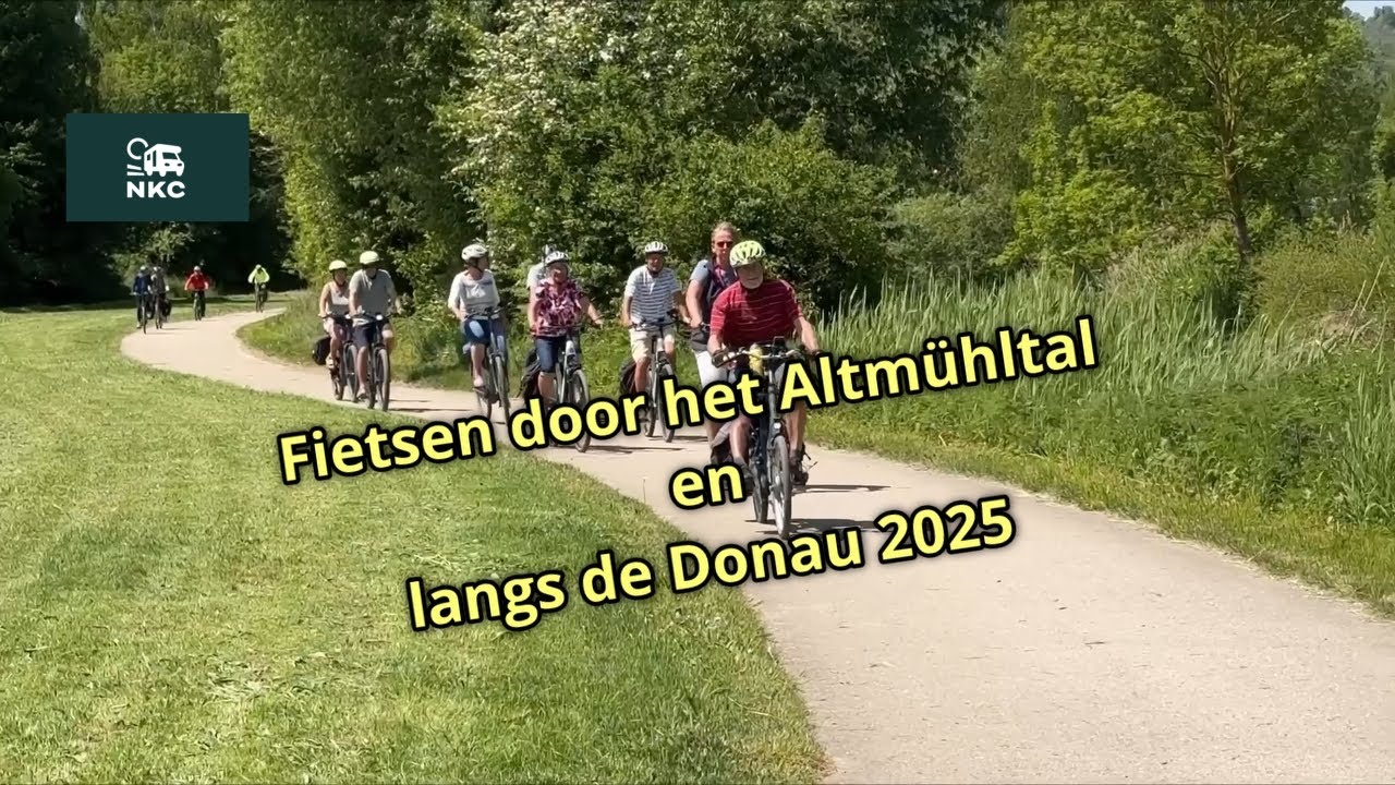 Fietsen door het Altmühltal en langs de Donau 2025.