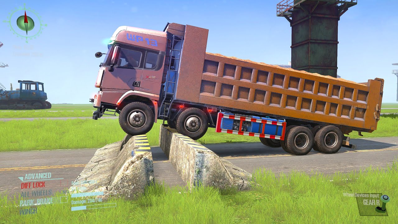 Spinning Tire Mud Mercedes Dump Truck Gameplay Ep23 #spintires #mudrunner #simulation  #gaming