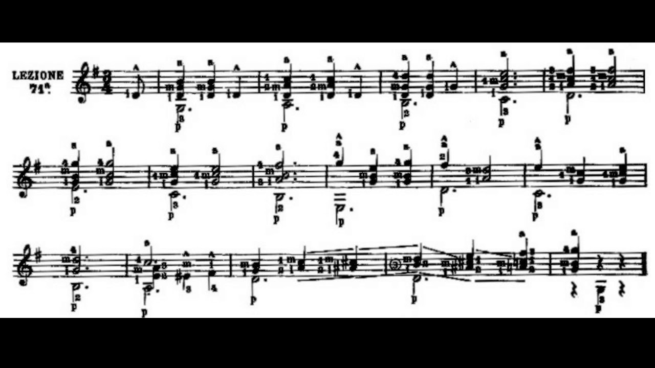 Julio Sagreras - Le prime lezioni di chitarra - Audiolezione 71