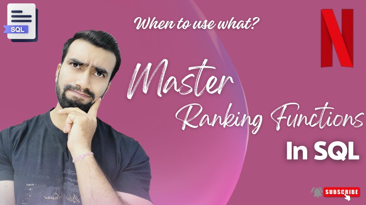 Master Ranking Functions in SQL | Data Analytics Problem