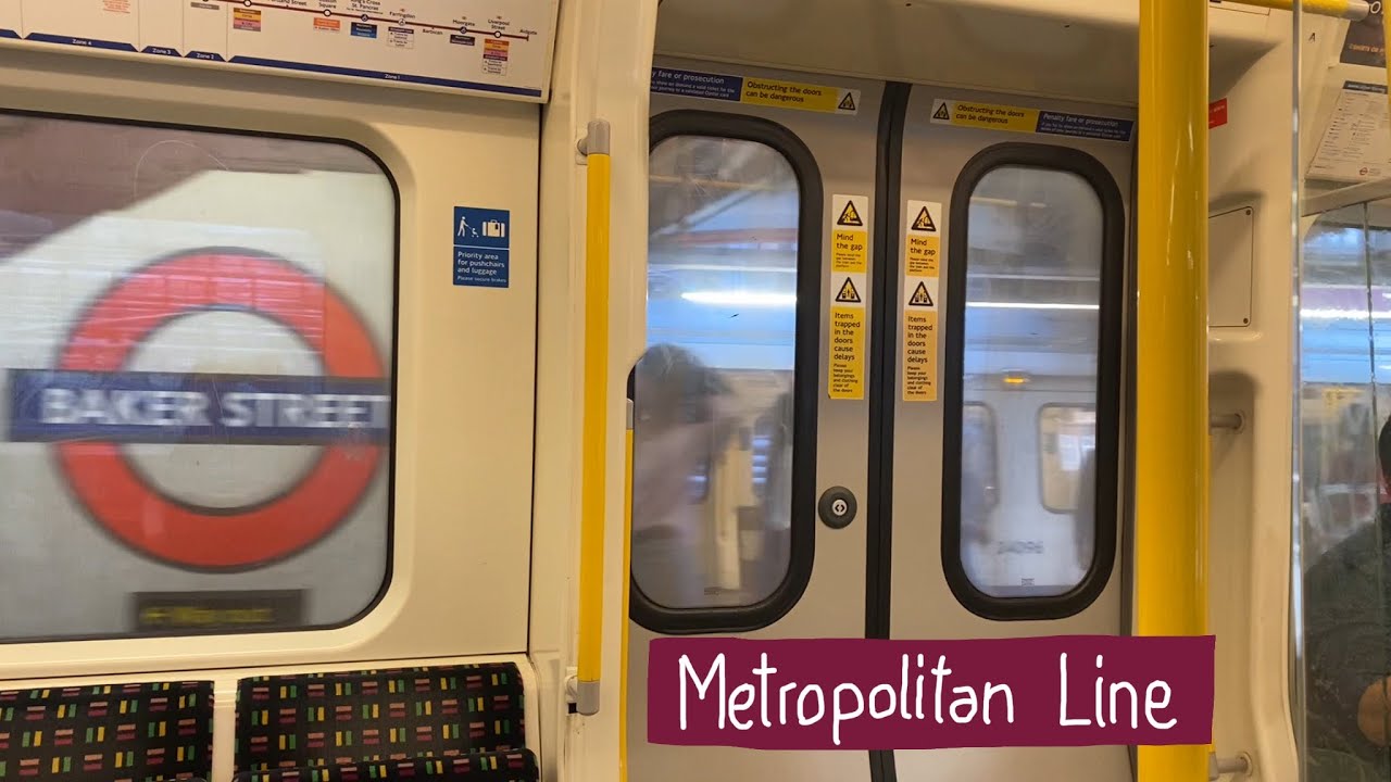 💜Metropolitan Line ride!💜from Farringdon ➡️ Wembley Park ( Via Baker Street )*SEMI-FAST*