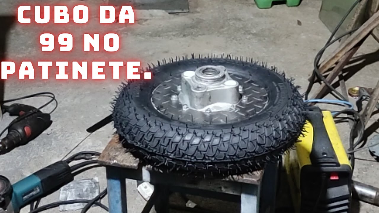 Roda aro 8 com cubo da titan 99.