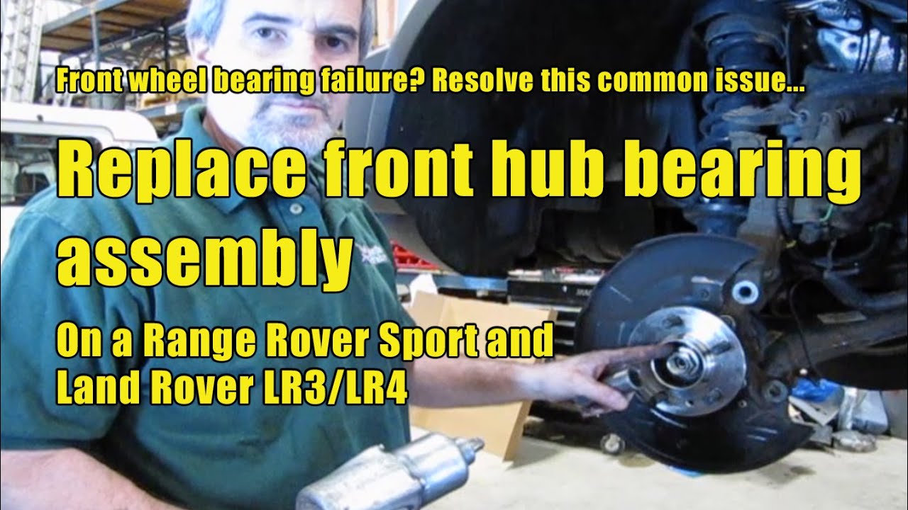 Замена ступичного подшипника на Land Rover LR3 2005 - 2009 (также на LR4 и Range Rover Sport)