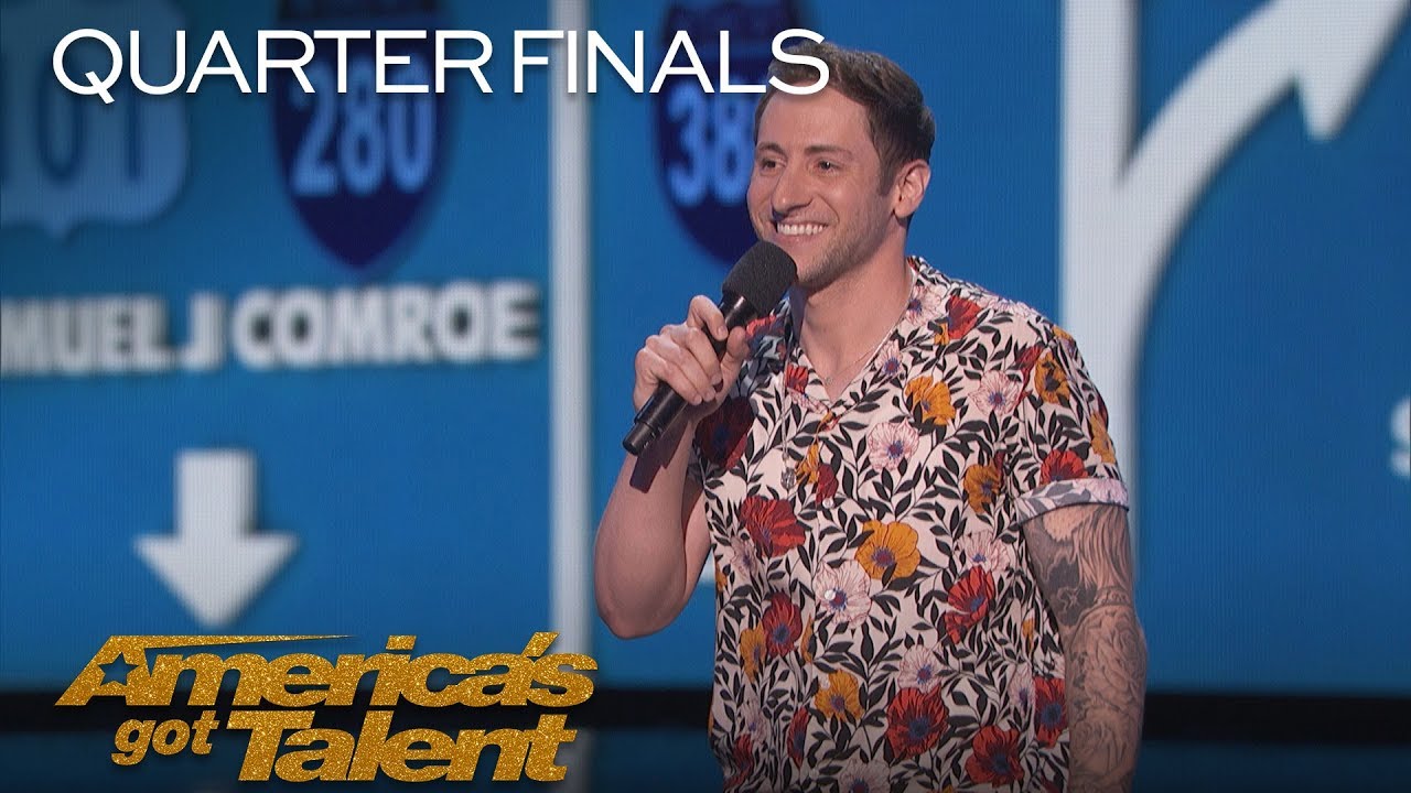 Samuel J. Comroe: Comedian Tells Hilarious Puppy Adoption Story - America's Got Talent 2018