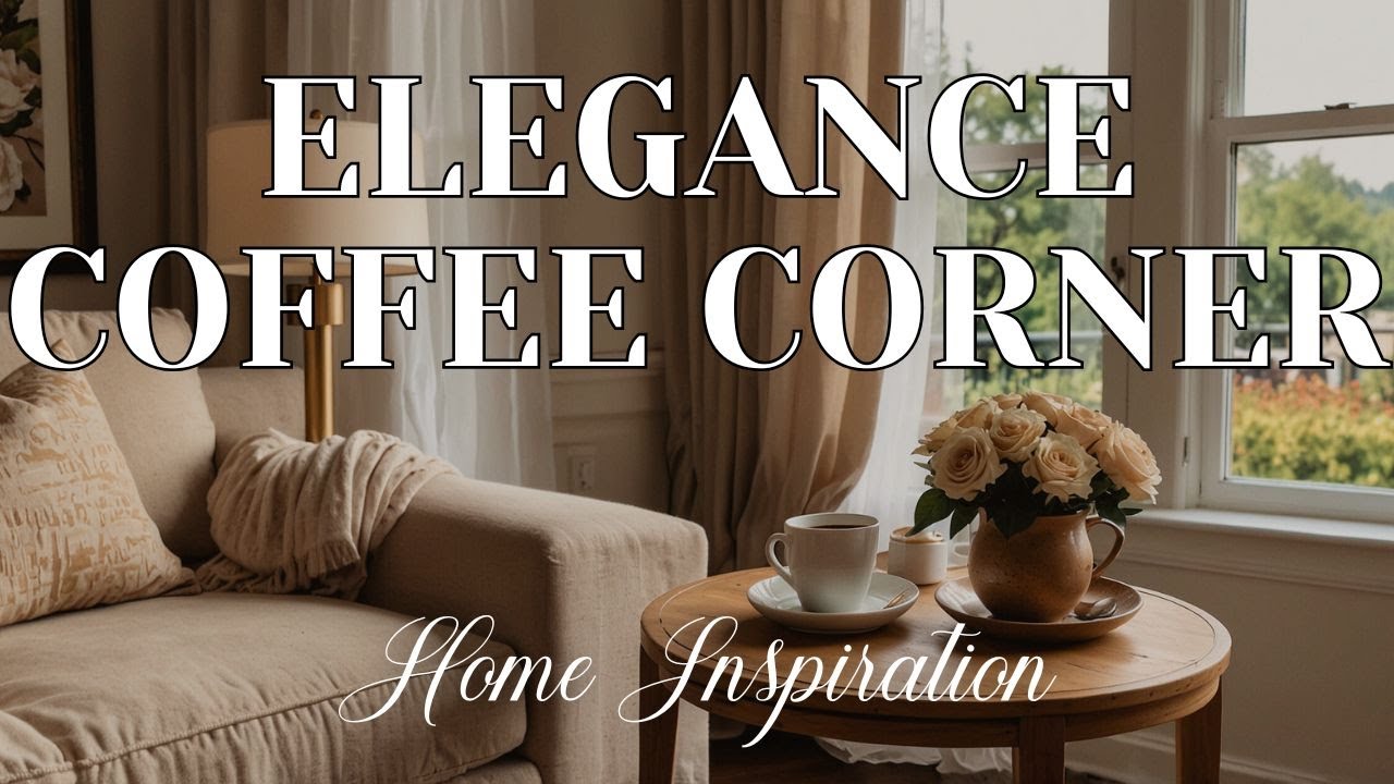 ☕ Cozy Elegance Coffee Corner Ideas | Chic & Warm Coffee Station Styling Tips