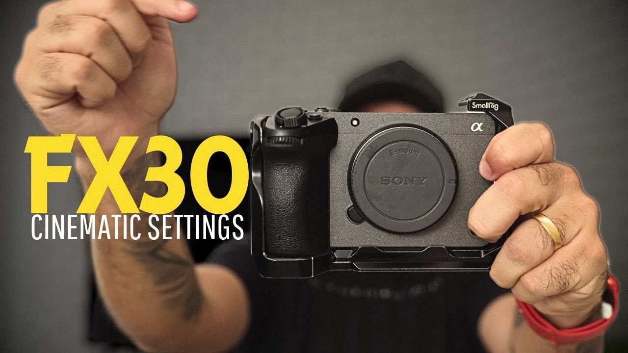COMO CONFIGURAR A SONY FX30 PARA VIDEOS CINEMATOGRÁFICOS